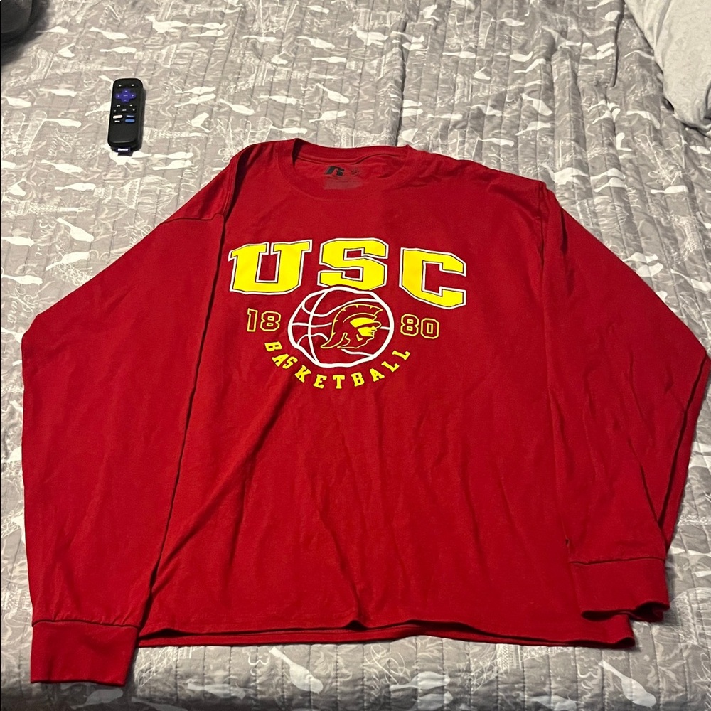 Russell Athletic Red Cotton Shirt